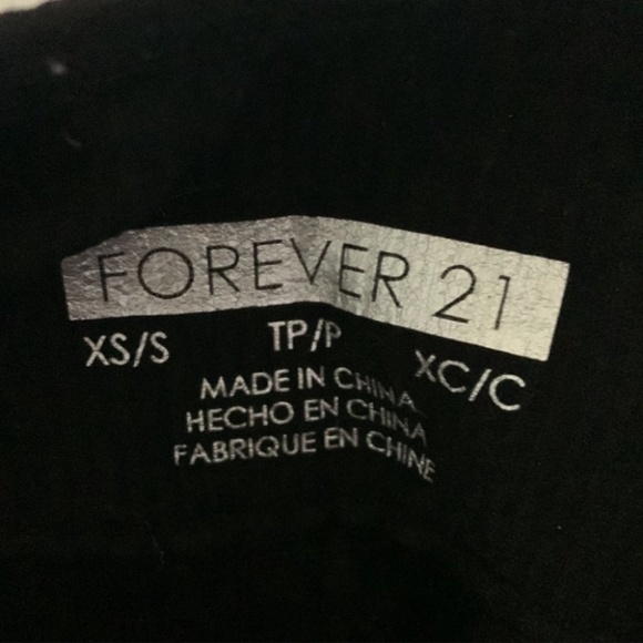 3/$30 Forever 21 padded front zip crop tank sports bra bralette - Picture 4 of 4